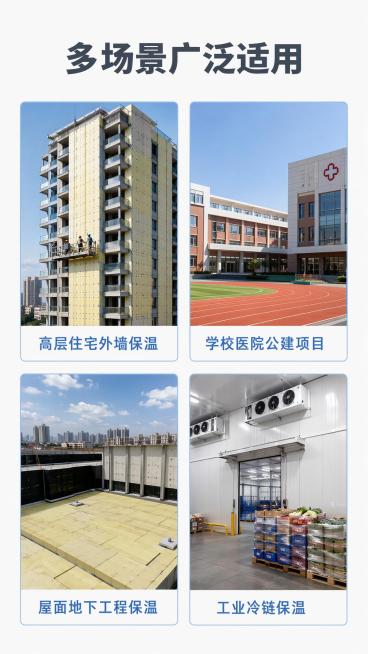 [第3屏] 场景适配页-多适用场景拼图展示。
[氛围/风格] 写实工程风，多场景拼图展示，清晰直观。
[元素布局] 顶部主标题，下方2行2列四宫格，每个格子展示一个应用场景，分别放置产品应用示意图；第预览效果