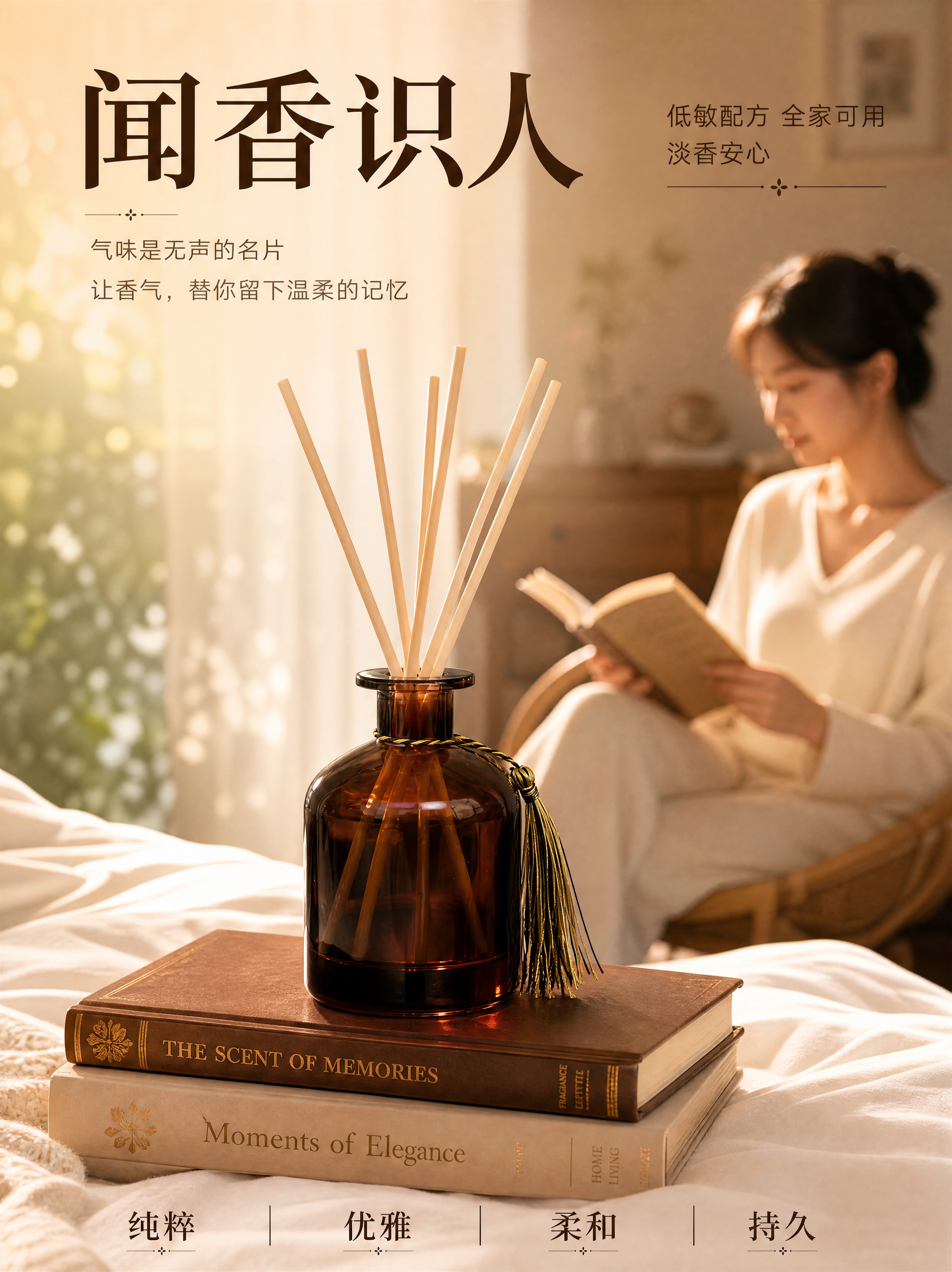 [详情页-第9张] 香调氛围页，主打「闻香识人」，表达香调情绪… - 图片创意预览