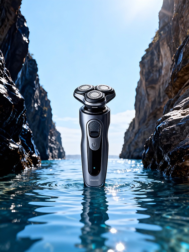 岩石水流自然风·小家电·商品主图