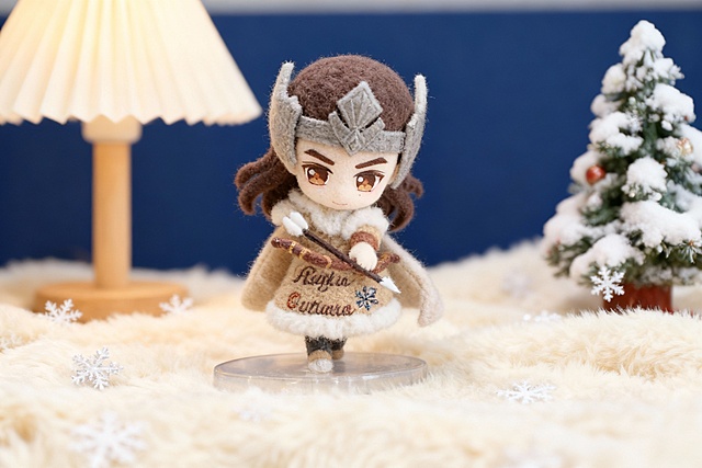 太可爱了吧，我要把所有手办都穿上毛茸茸哈哈哈