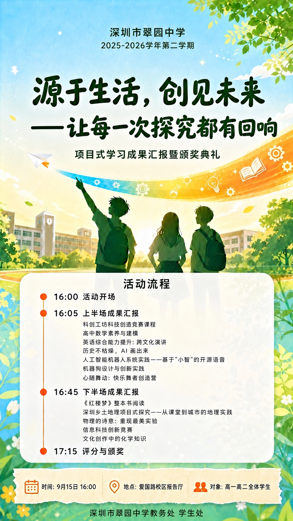 基于参考图修改这张竖版海报，整体风格、配色、插画、活动流程卡片… - 图片创意预览