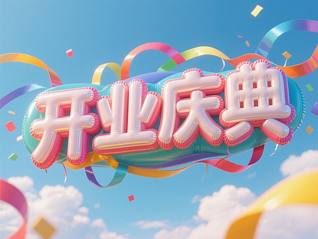 开业庆典气球字