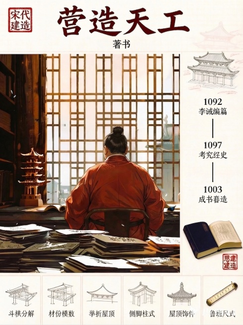 将图中人物的身形修改为宽大的中年人形象，保持人物为背对镜头的背影，保留原图所有其他元素、文字和整体风格不变预览效果