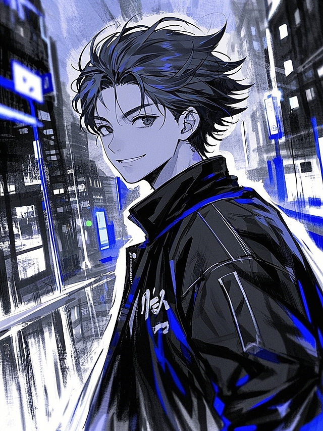 少年风中回眸半身，惊艳的容貌，蓬松刘海，动态模糊，发丝分离，侧身正面照，嘴角微微上扬，超现实主义，印象派，细节丰富，色彩生动完美，杰作精致的细节，黑白淡彩，暗调，氛围低光，个性视角，非对称，对焦人物主体，既视感，现场感，浓浓的氛围感拉满，虚焦，暗朦，过曝，景深，高噪点，强烈的胶片颗粒质感，层次丰富，暗角，写意，光的美学，概念艺术，超现实，高级感，富士胶片，杰作