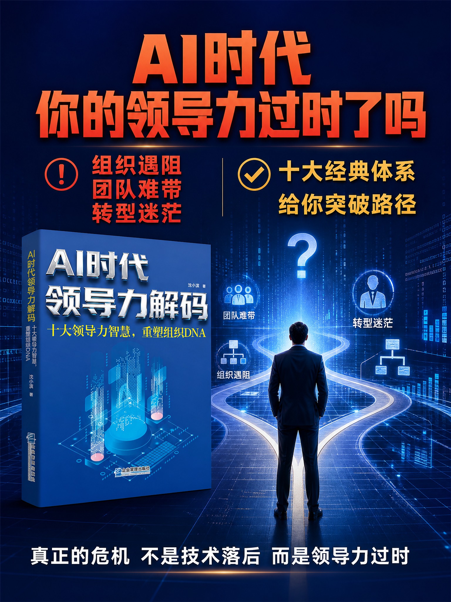 [主图-2] 痛点与学习目标，直击管理者在AI时代的领导力困境… - 图片创意预览