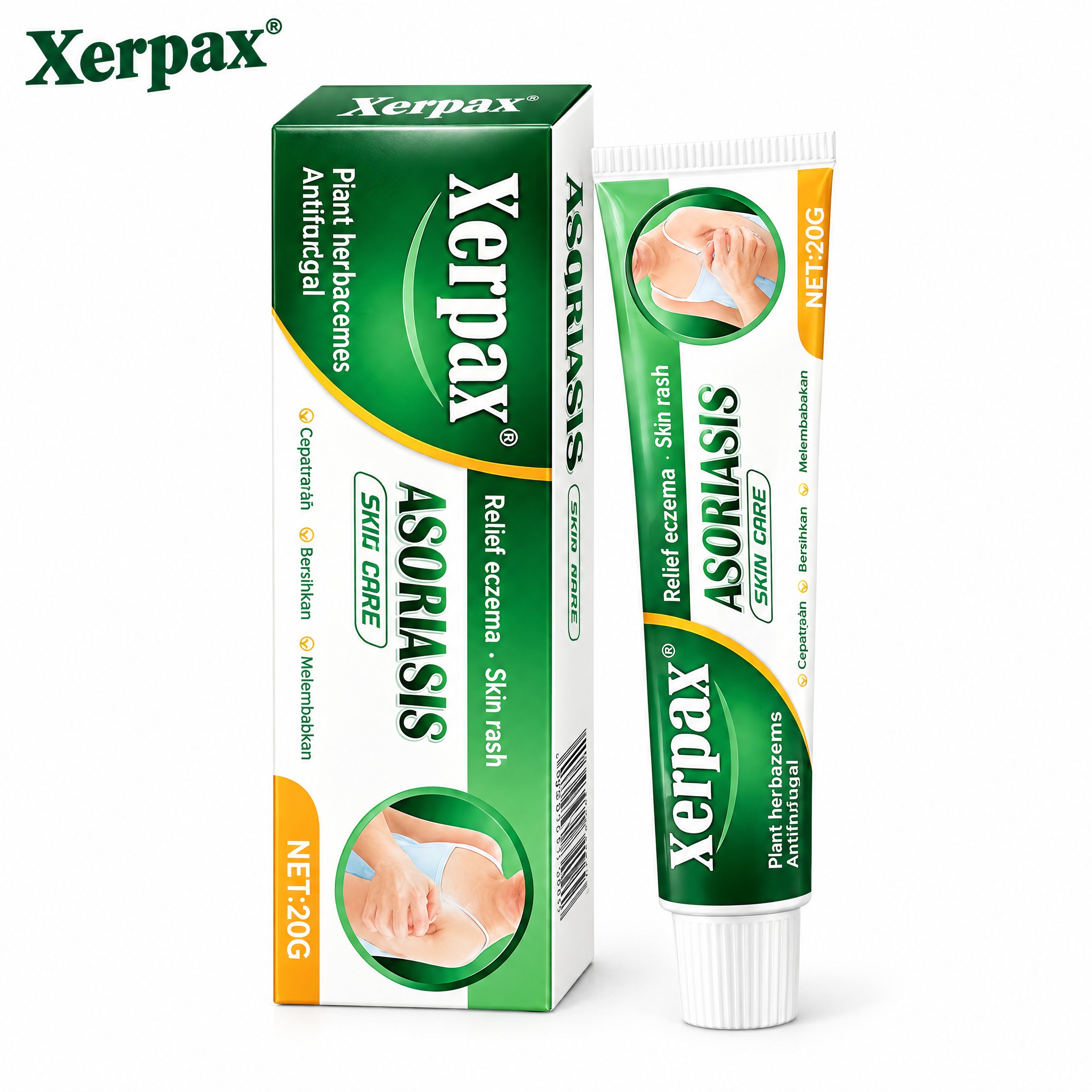[主图-1] Xerpax Asoriasis Krim Ku… - 图片创意预览