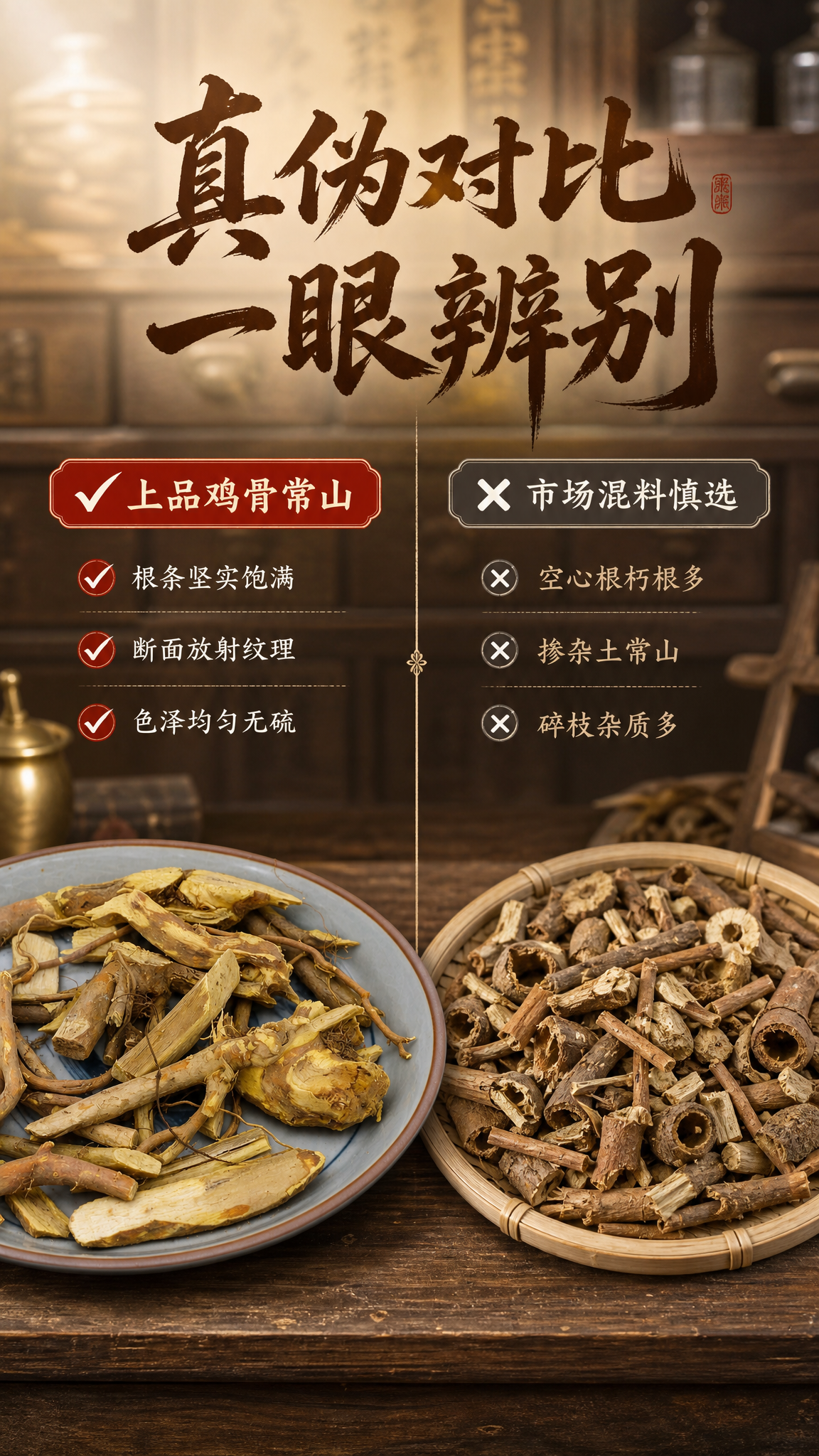 [商品] 使用【图1】鸡骨常山药材（本品），保留瓷盘外观、药材… - 图片创意预览