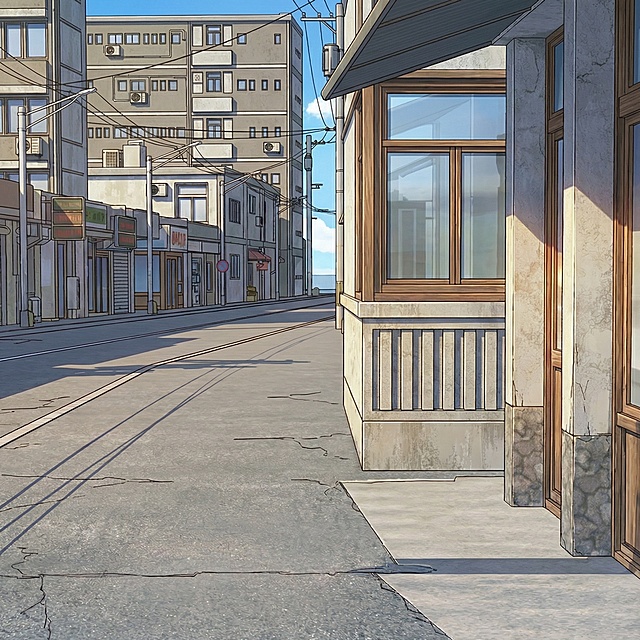 改为白天晴朗的天气，减弱黄光