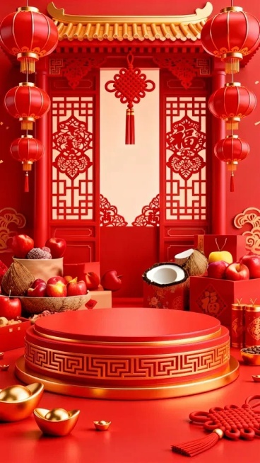 Replace the fruit with several small red apples and several small coconuts, arranged mixed together预览效果