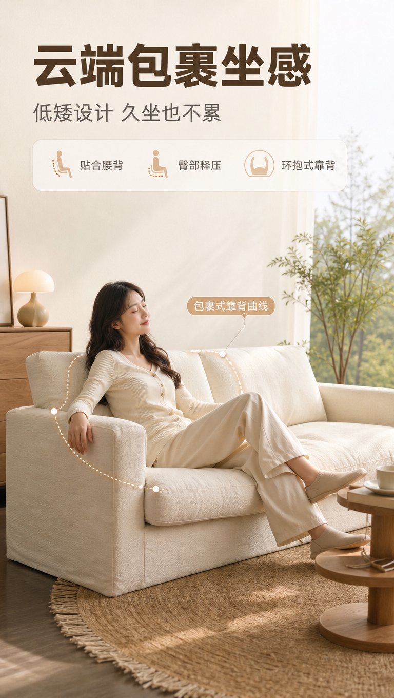 [商品] 使用【图1】简约方块懒人沙发；商品处理：保留方块造型… - 图片创意预览