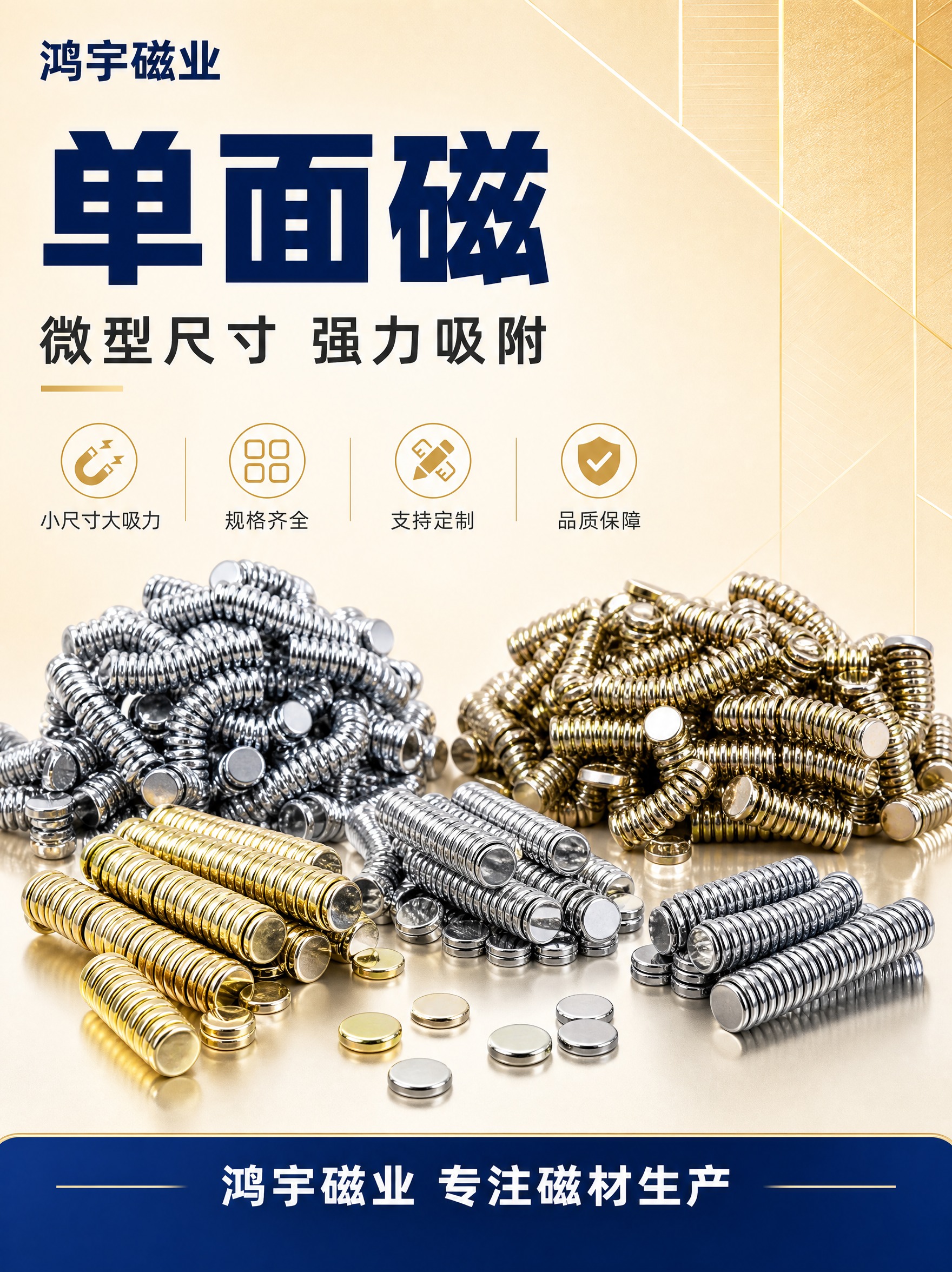 [商品] 使用【图1】【图2】【图3】圆形单面磁铁片产品；保留… - 图片创意预览