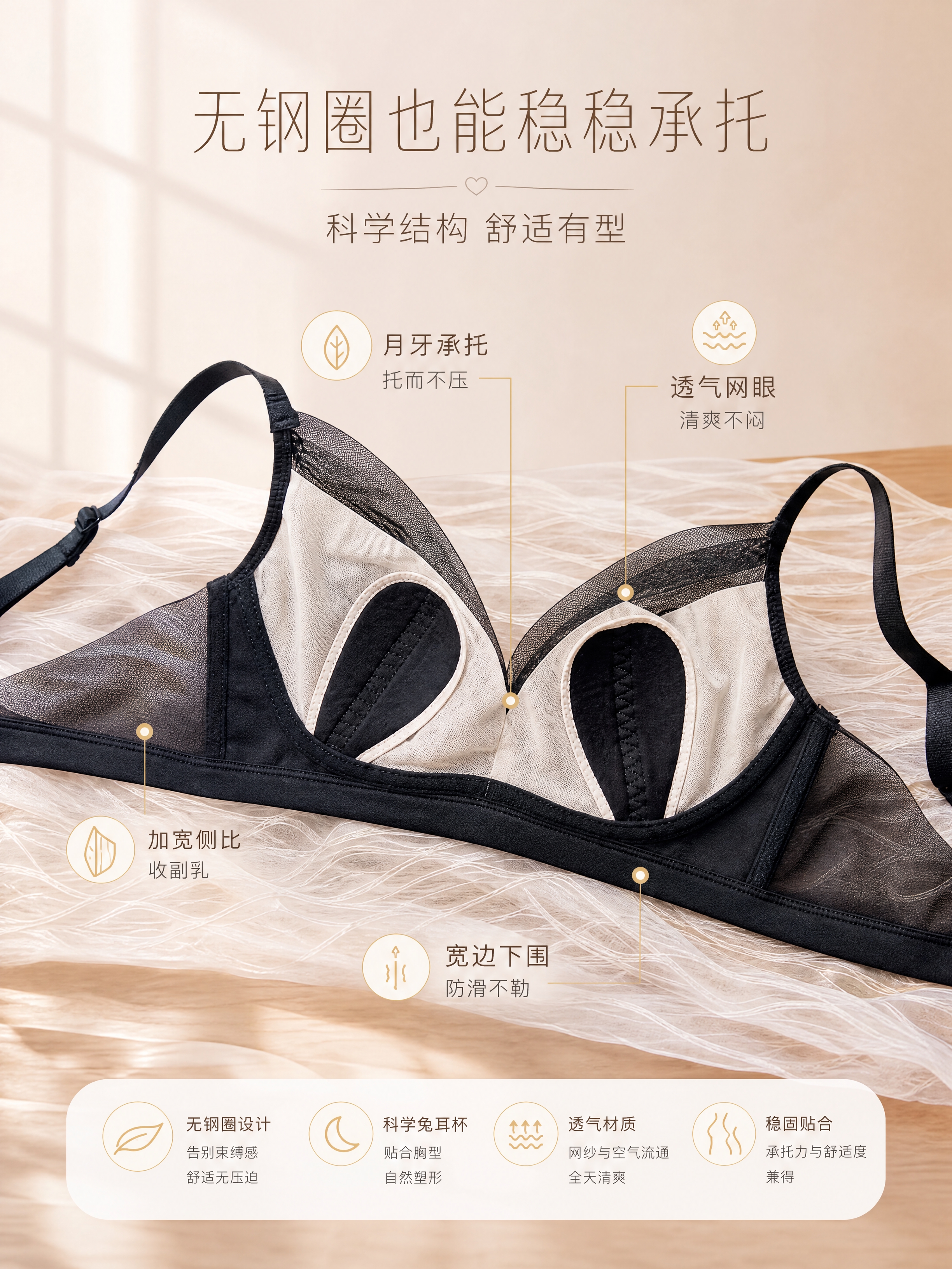 [商品] 使用【图5】黑色文胸内侧结构展示图；商品处理：保留兔… - 图片创意预览