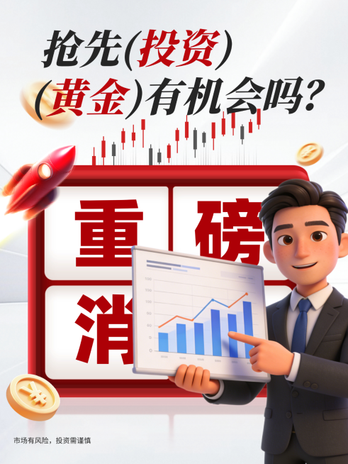 金融产品重磅消息 小红书吸睛封面图预览效果