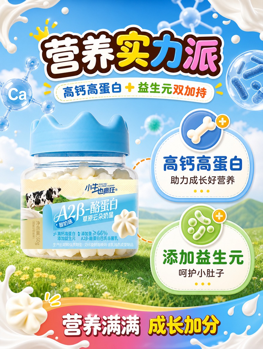 [商品] 使用【图5】酸奶味草原云朵奶星，保留皇冠盖、玻璃罐、… - 图片创意预览