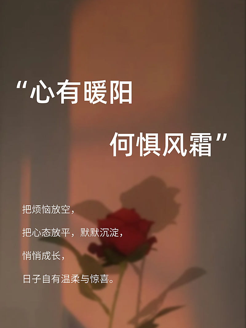实景励志金句文案小红书封面