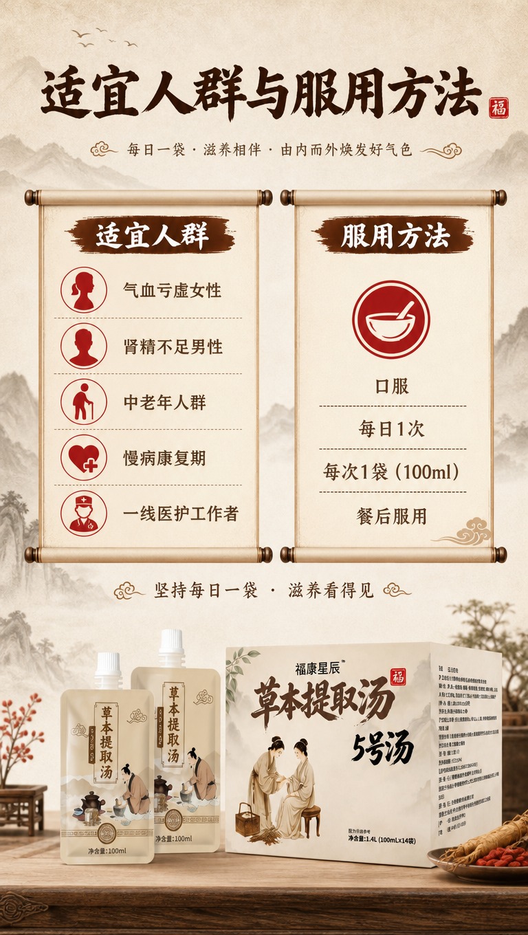 [商品] 使用【图1】福康星辰阿胶人参饮外盒+自立袋，保留包装… - 图片创意预览