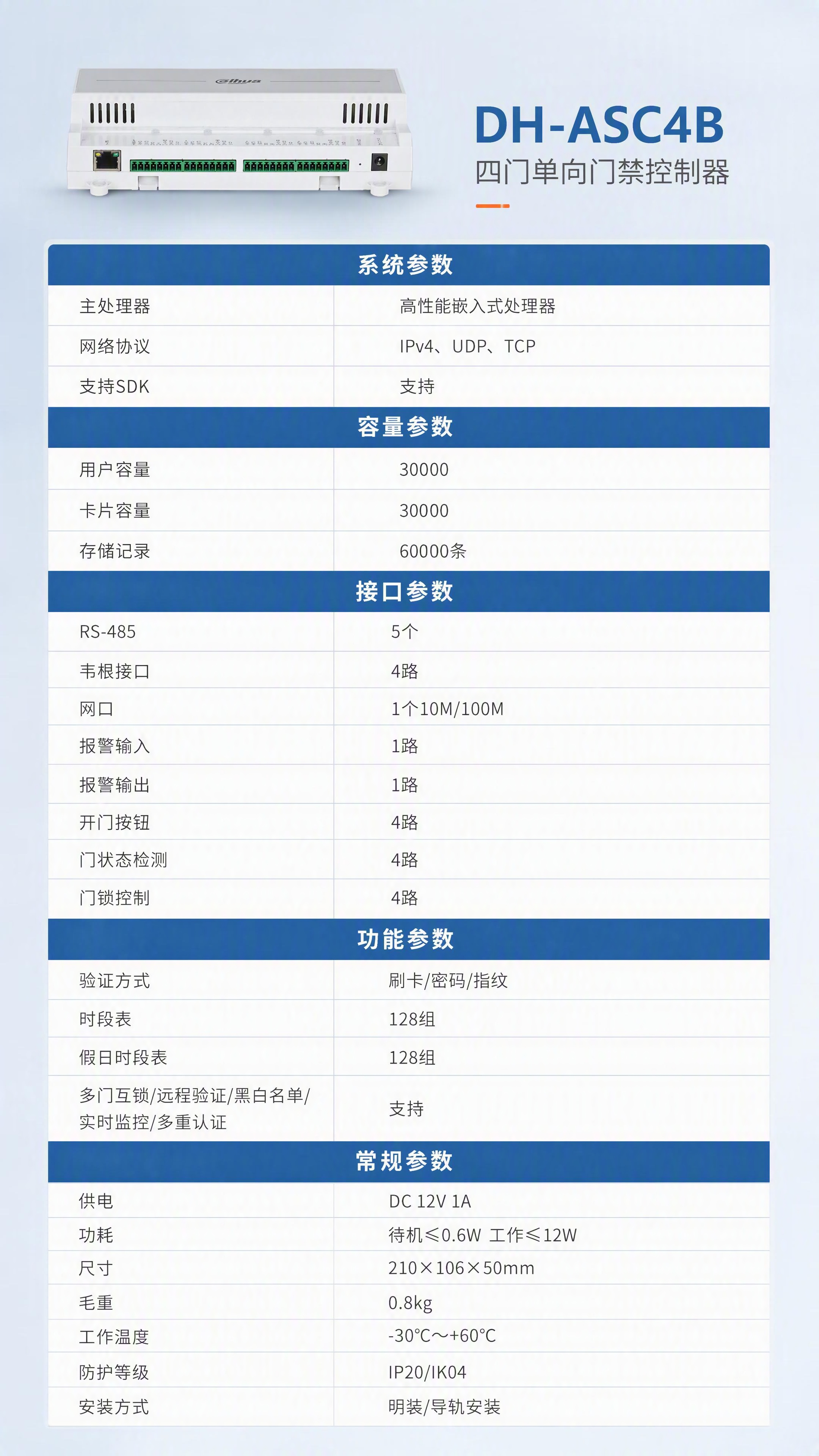 [第8张] 完整技术参数表页 - 系统/接口/容量/常规参数收… - 图片创意预览