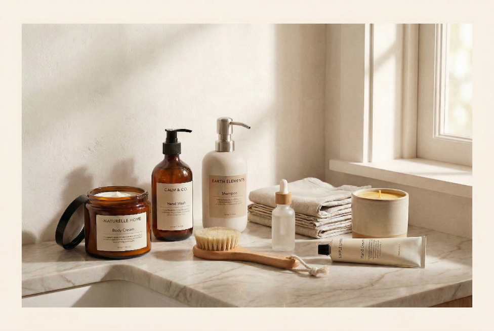 将图片四周外边框底图更换为更浅的颜色，换成米白色，保持内部产品和画面内容、比例不变，整体风格柔和干净预览效果