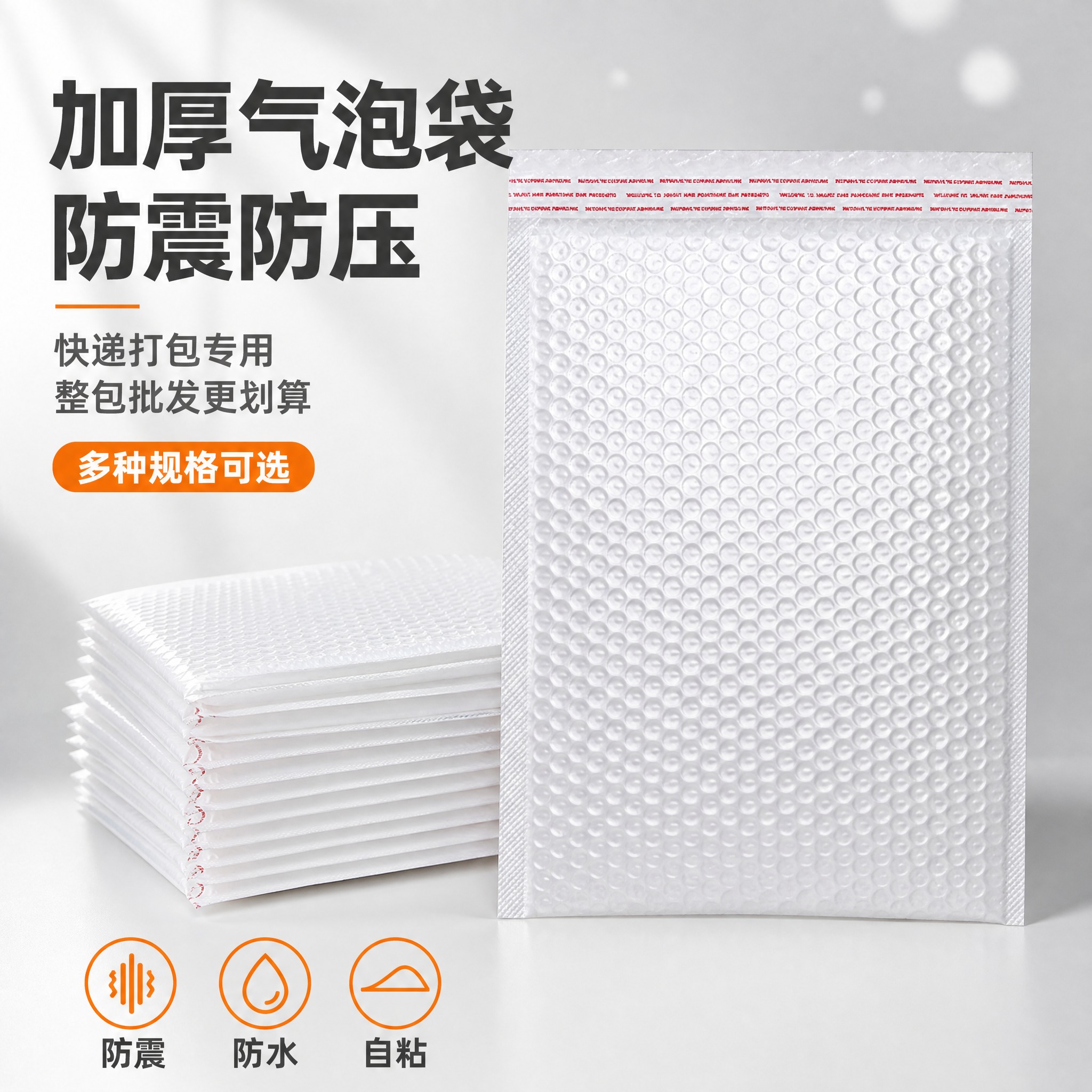 [主图-1] 首图 气泡信封袋产品识别与购买欲 突出加厚防震与… - 图片创意预览