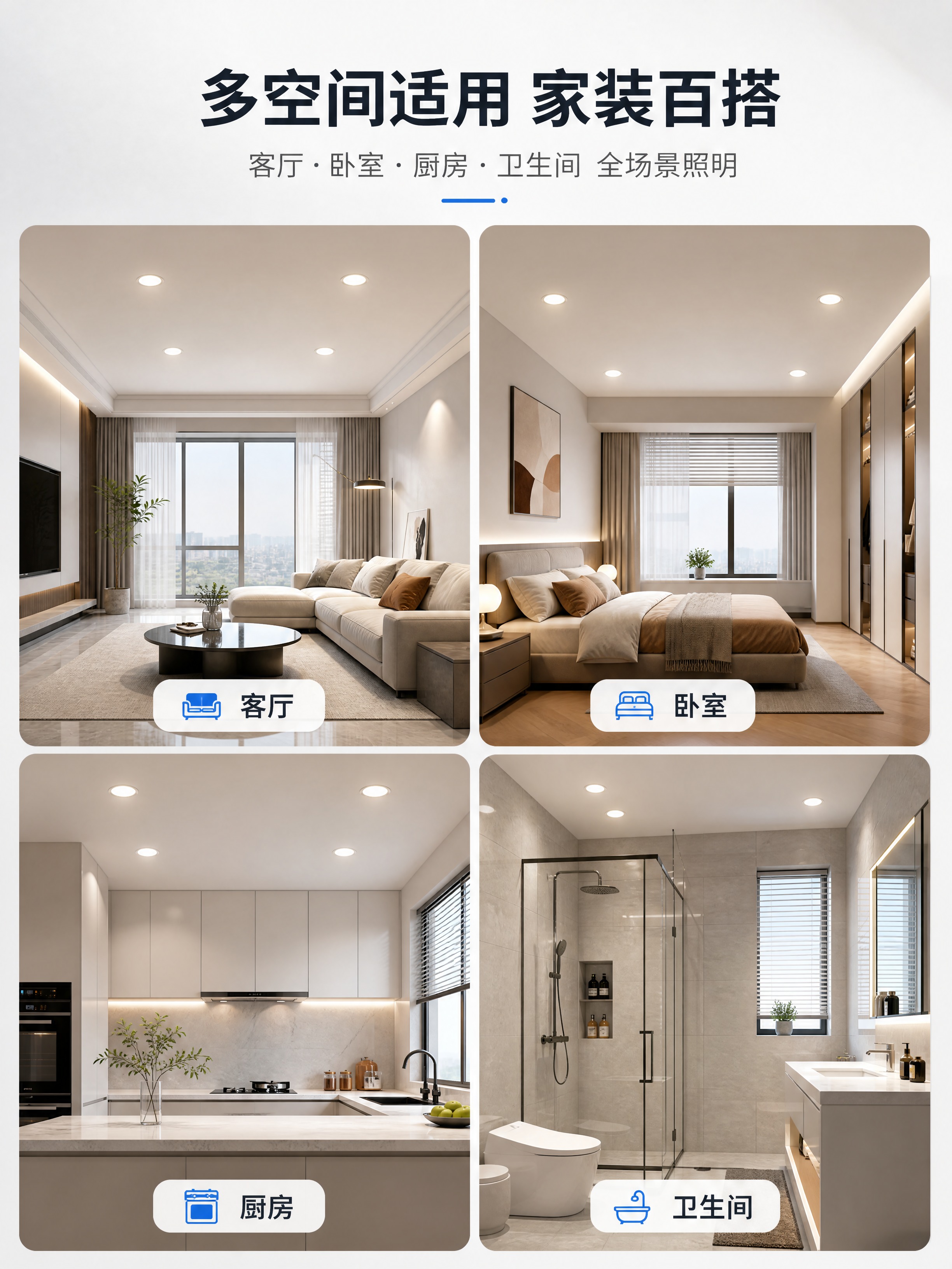 [商品] 使用【图1】B23启越嵌入式LED筒灯；保留白色灯体… - 图片创意预览