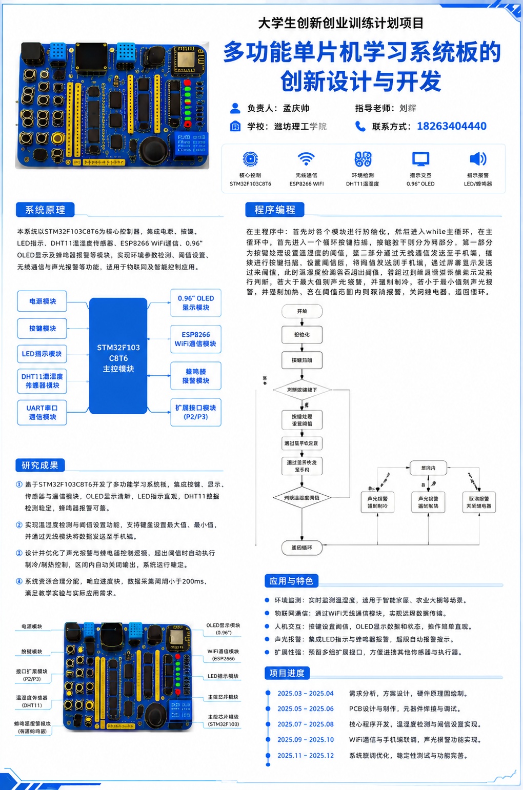 「图片1」多功能单片机学习系统板的创新设计与开发 负责人：孟庆… - 图片创意预览