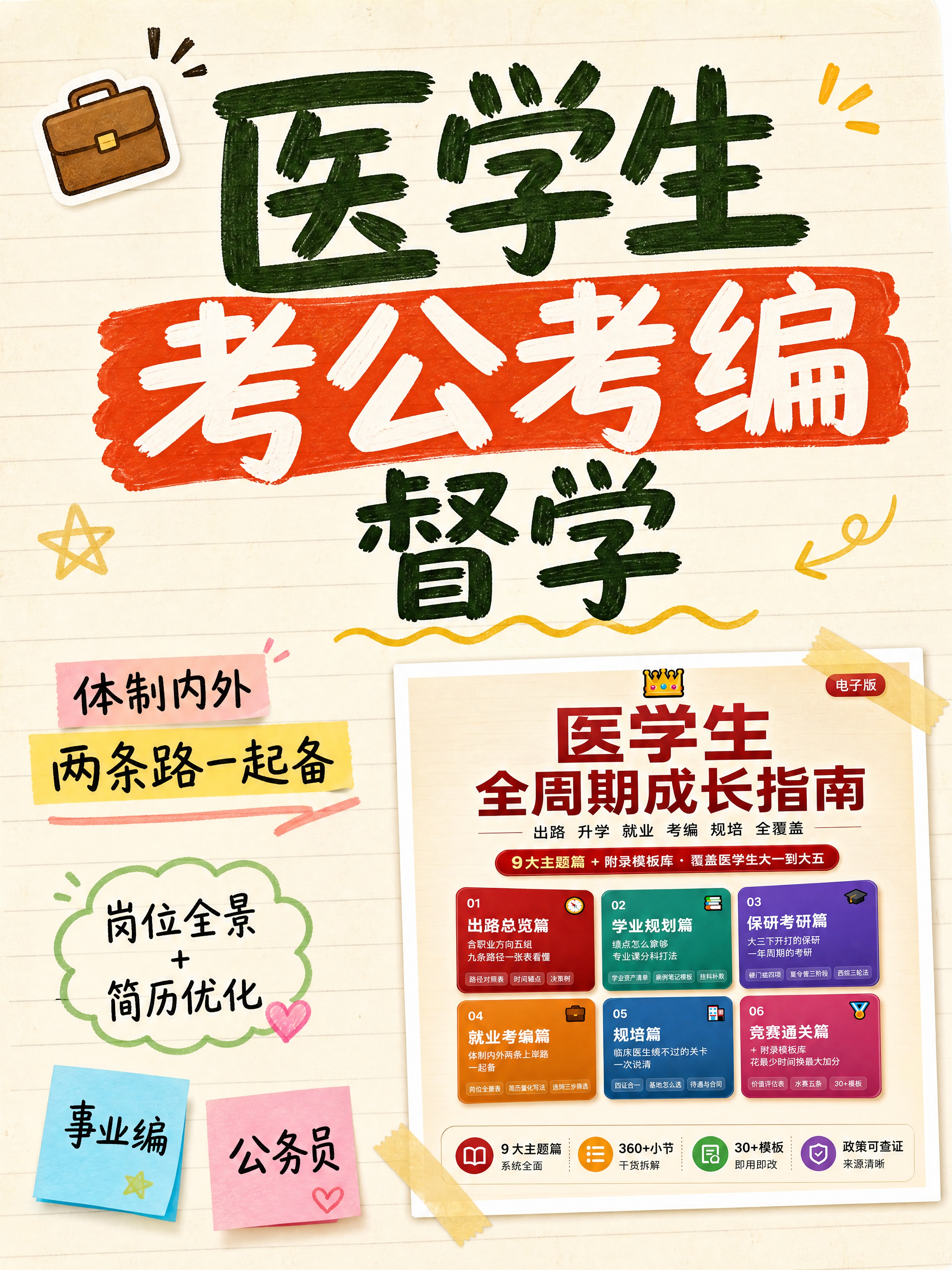 小红书笔记大字封面，配图大字，手账拼贴风，版式精美，小红书笔记… - 图片创意预览