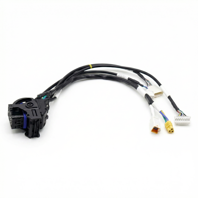Generate Amazon main image 1 for car modified integrated wiring harness, keep product appearance 100预览效果