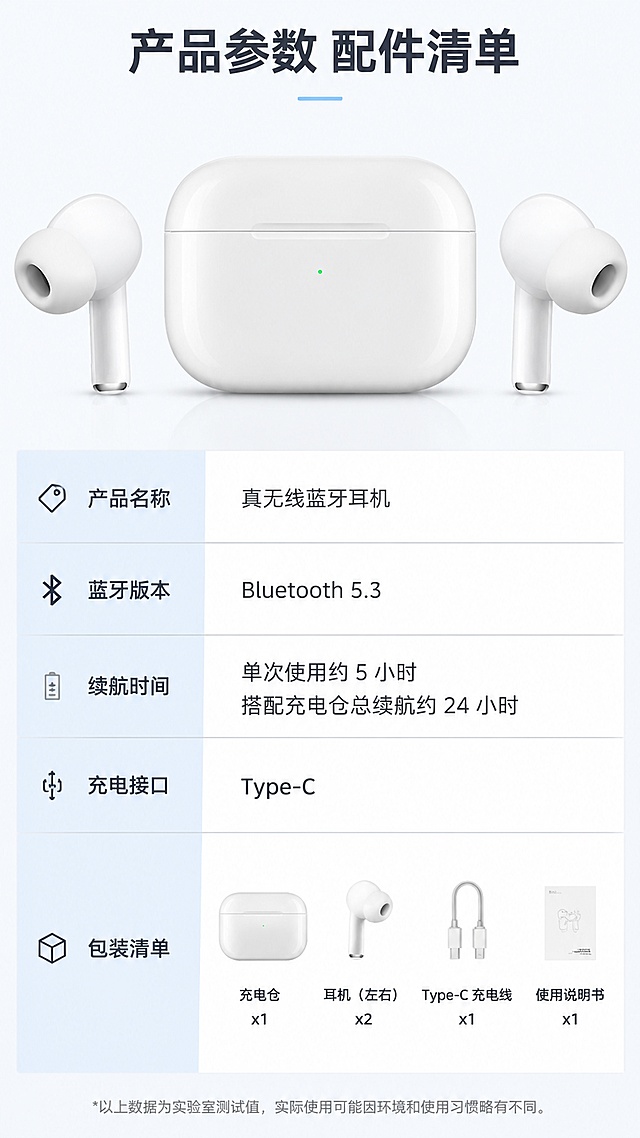 「图片1」「图片1」「图片1」，生成一套详情页，商品名称为华强北蓝牙耳机，适配拼多多平台，单图比例为9:16，需求屏数为8张。
