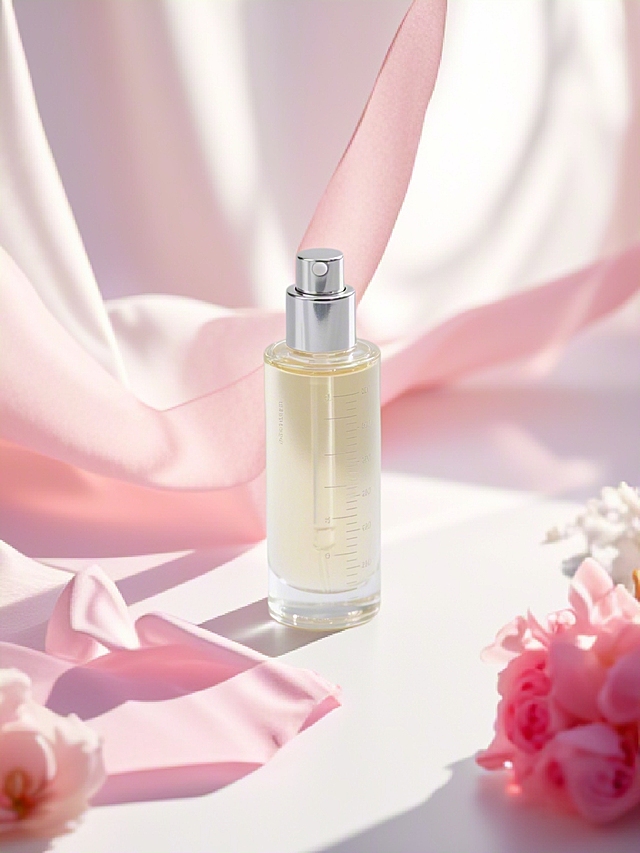 梦幻玻璃瓶，轻拟物风设计，柔和浪漫，清新唯美，优雅甜美，温馨氛围。