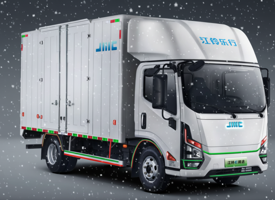 结合圣诞节的主题，加入江铃的车辆图片 做产品宣传推广  体现硬派风格预览效果