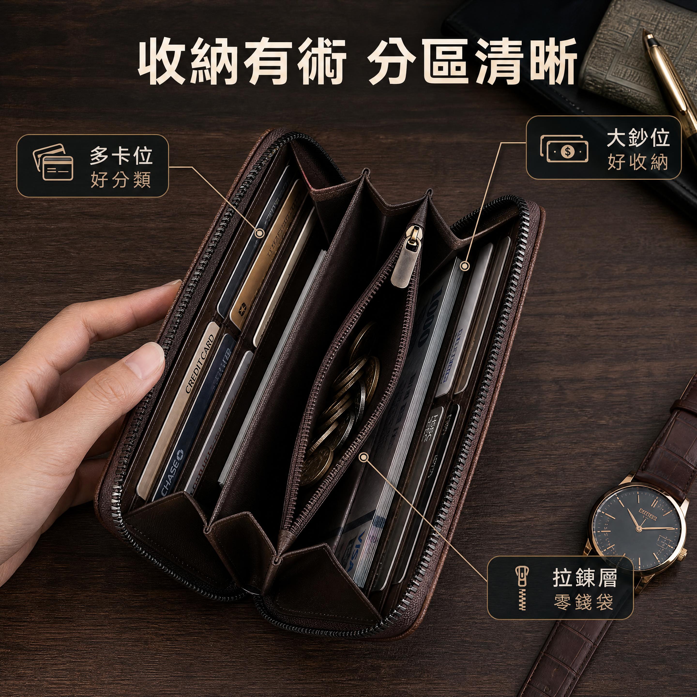 [第3張 內部結構收納頁] [商品] 使用【圖3】焦糖棕棋盤格… - 图片创意预览