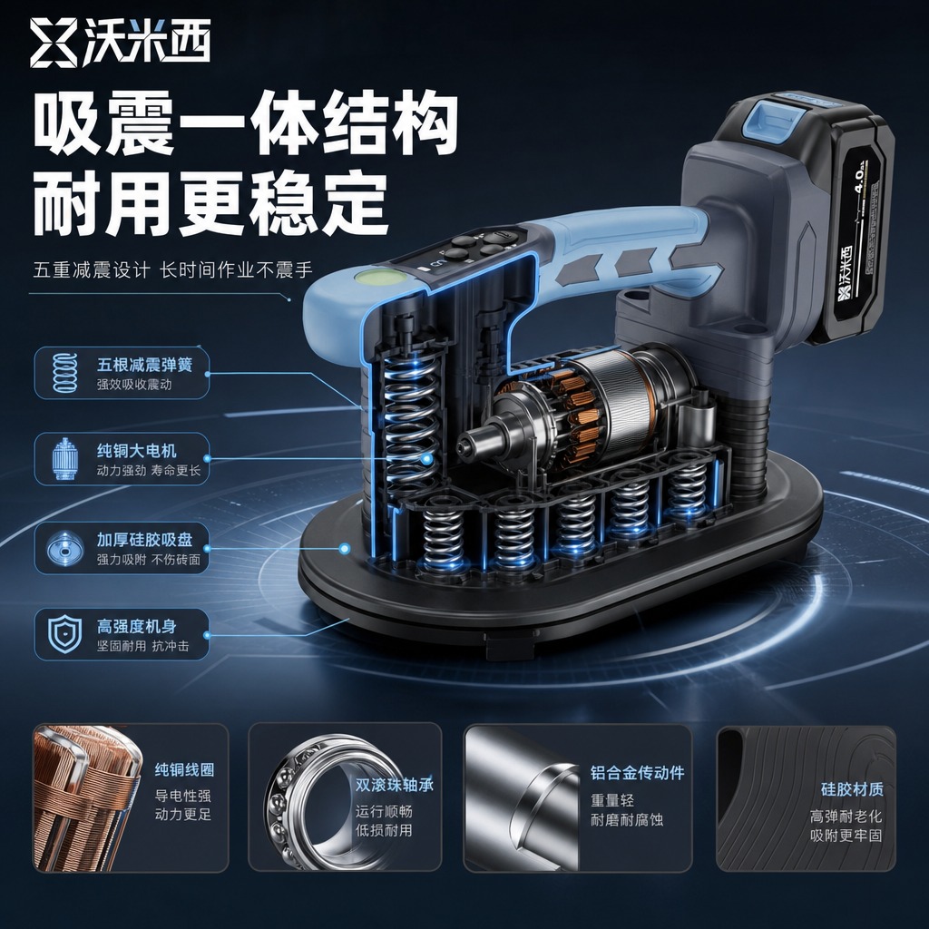 [商品] 使用【图1】沃米西吸盘型瓷砖平铺机；保留产品外观、颜… - 图片创意预览