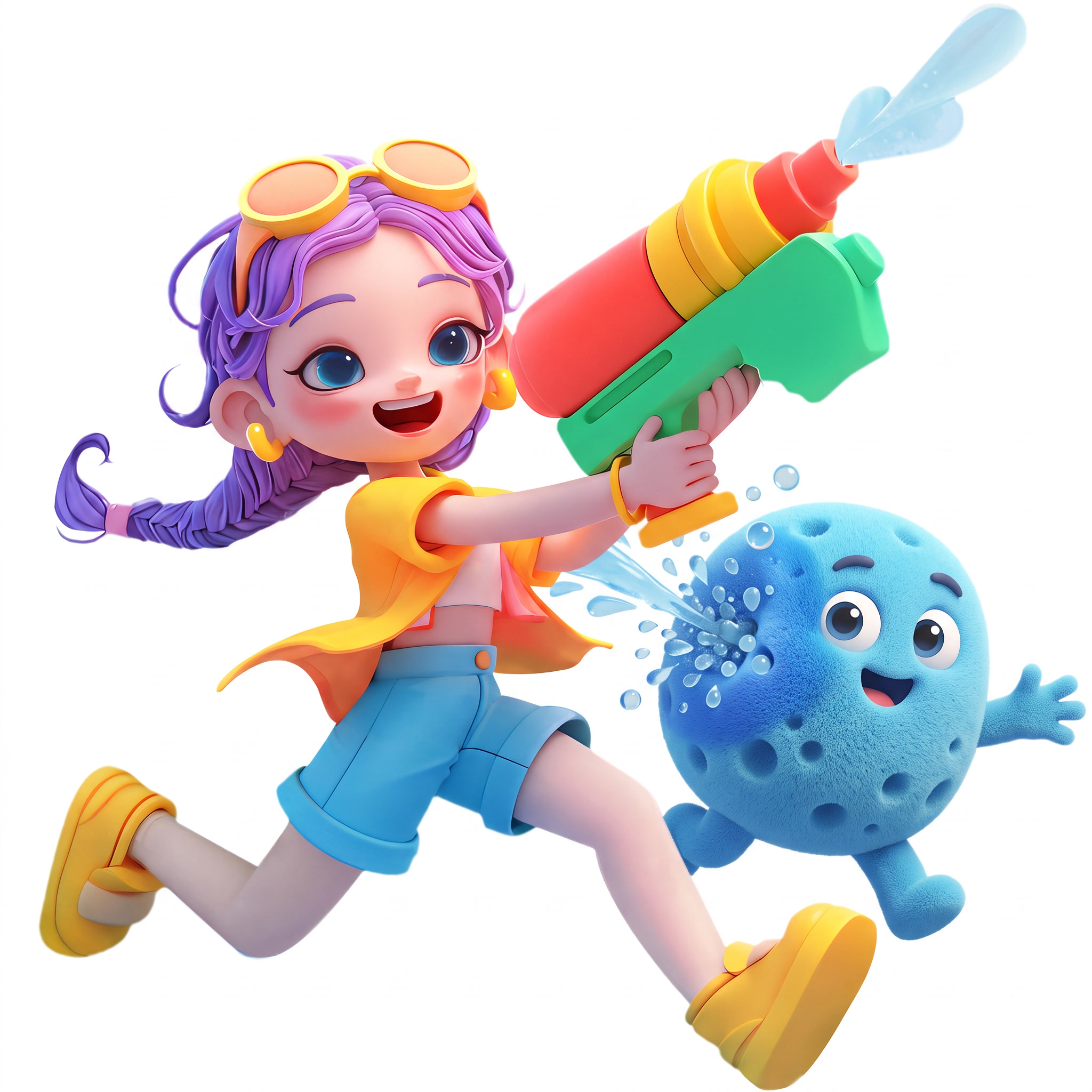 增加吸水人物 做互动效果 - 图片创意预览