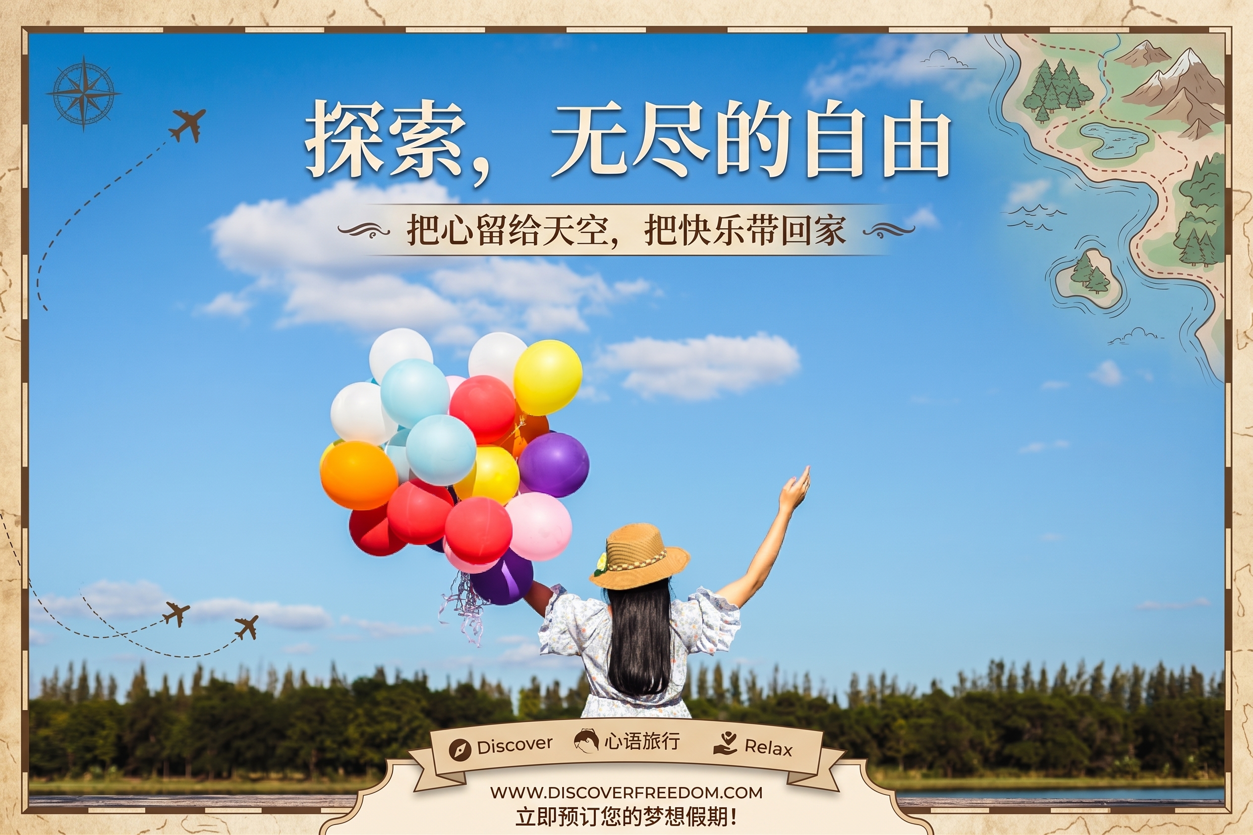 生成旅行宣传海报 - 图片创意预览