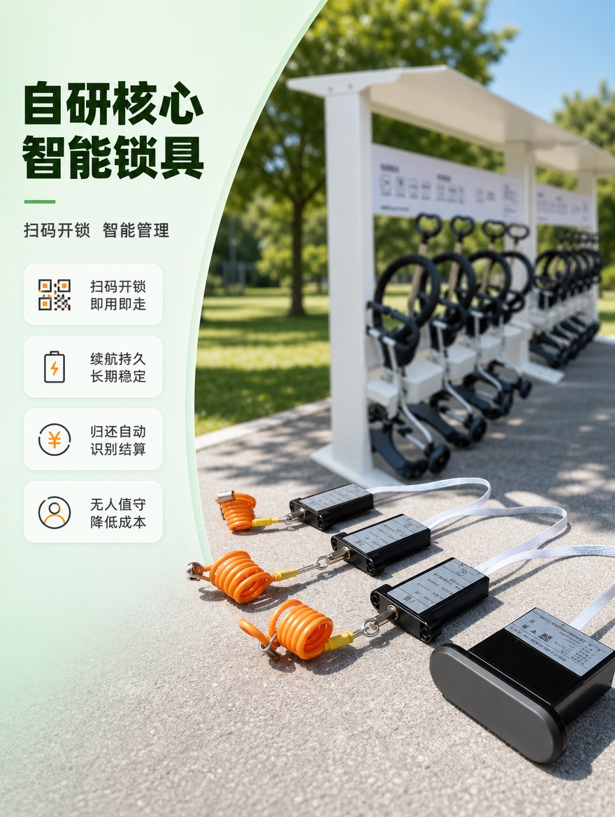 [商品] 使用【图5】智能锁具产品，保留黑色方形锁体、橙色螺旋… - 图片创意预览