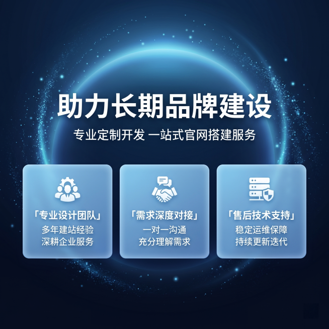 [主图 5] 企业官网建设价值总结与转化图。
[氛围风格] 高科技专业质感，现代简约科技风格，全套主图风格、光影、配色完全统一。
[画质] 商业设计质感，画面干净高级，文字清晰锐利，超高清分辨率。
[预览效果