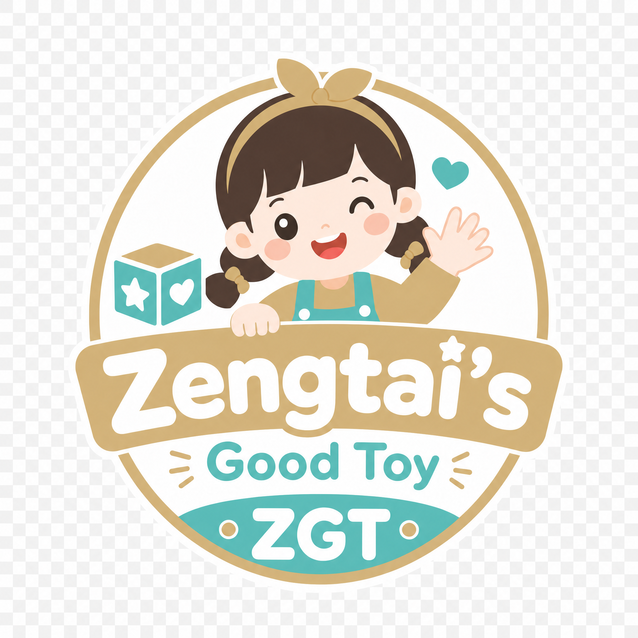 将头像中原来的珊瑚红色部分修改为土黄色，保留其他设计不变，依然… - 图片创意预览