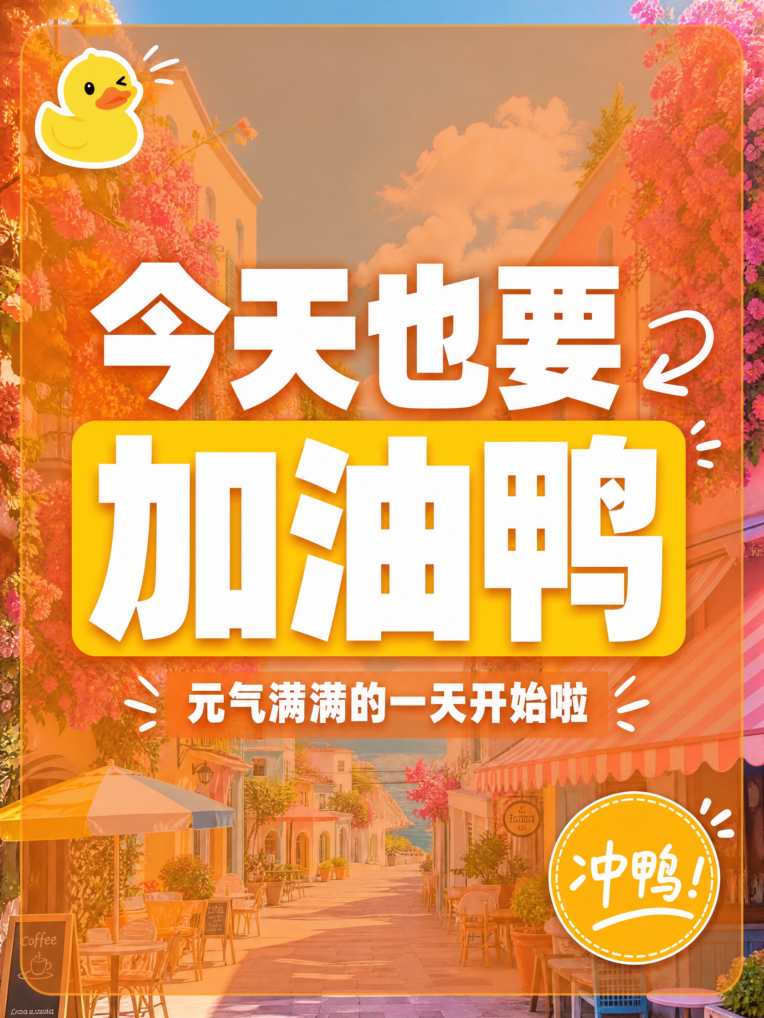 小红书笔记大字封面，配图大字，高饱和撞色元气风，版式精美，小红… - 图片创意预览