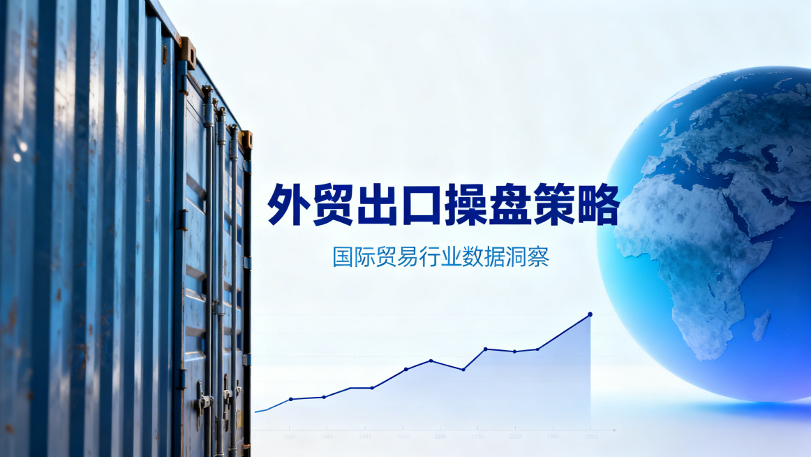 制作一个操盘外贸公司出口的PPT预览效果