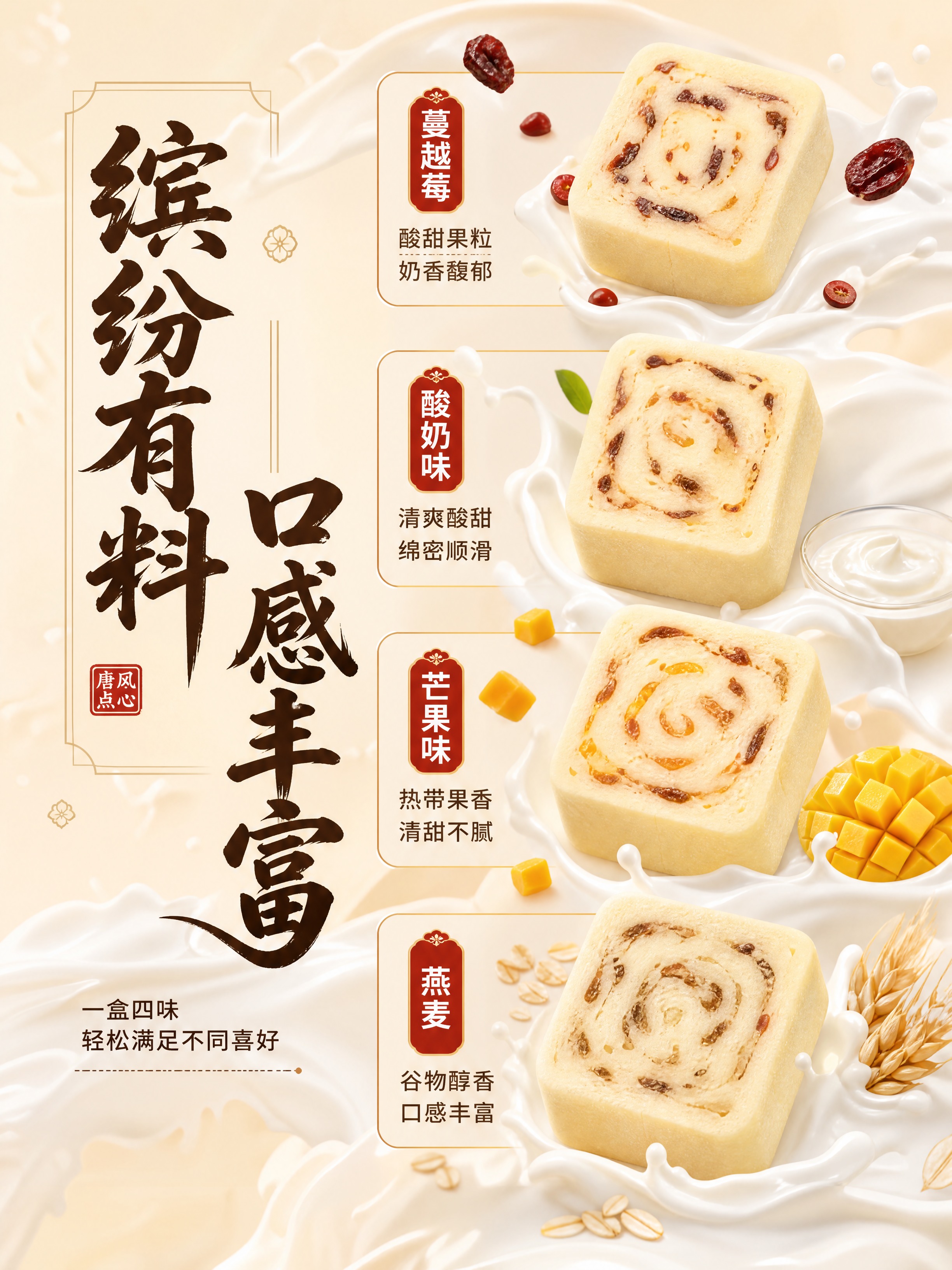 [商品] 使用【图3】【图4】【图6】大唐芙蓉卷产品图；保留产… - 图片创意预览