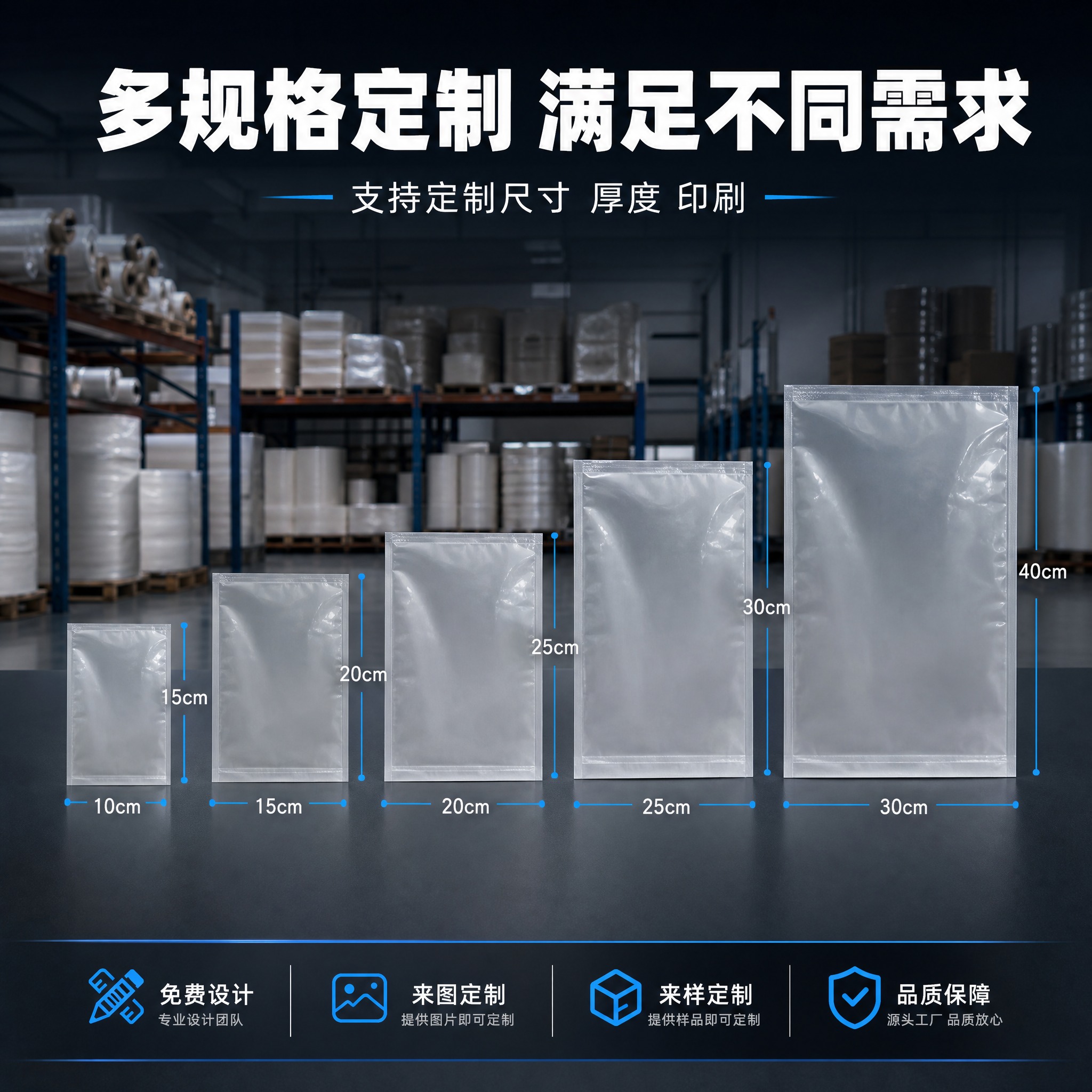 [主图-7] 多规格定制与尺寸展示图，体现厂家可提供多种规格选… - 图片创意预览