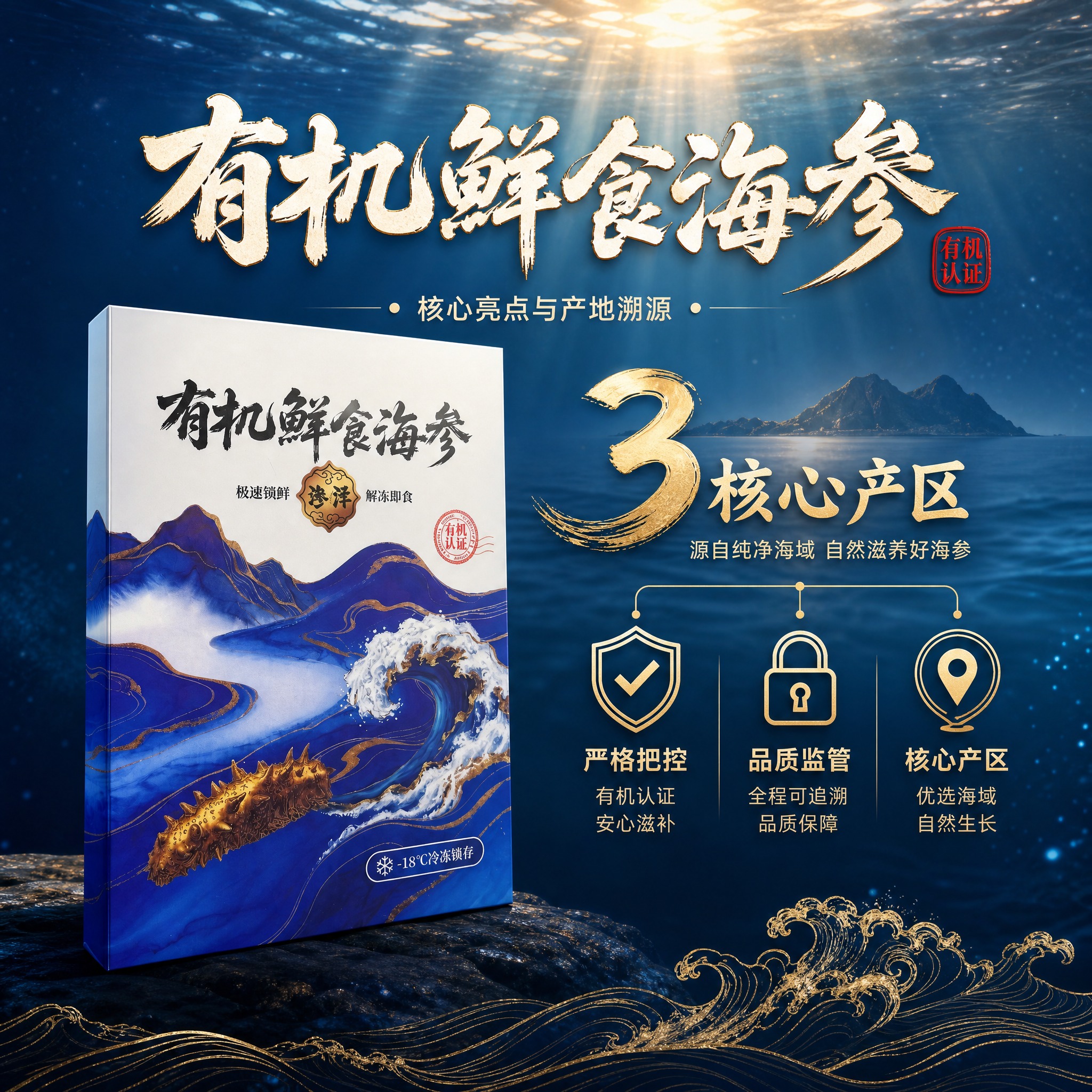 [主图-2] 核心亮点与产地溯源 有机认证 核心产区 品质保障… - 图片创意预览