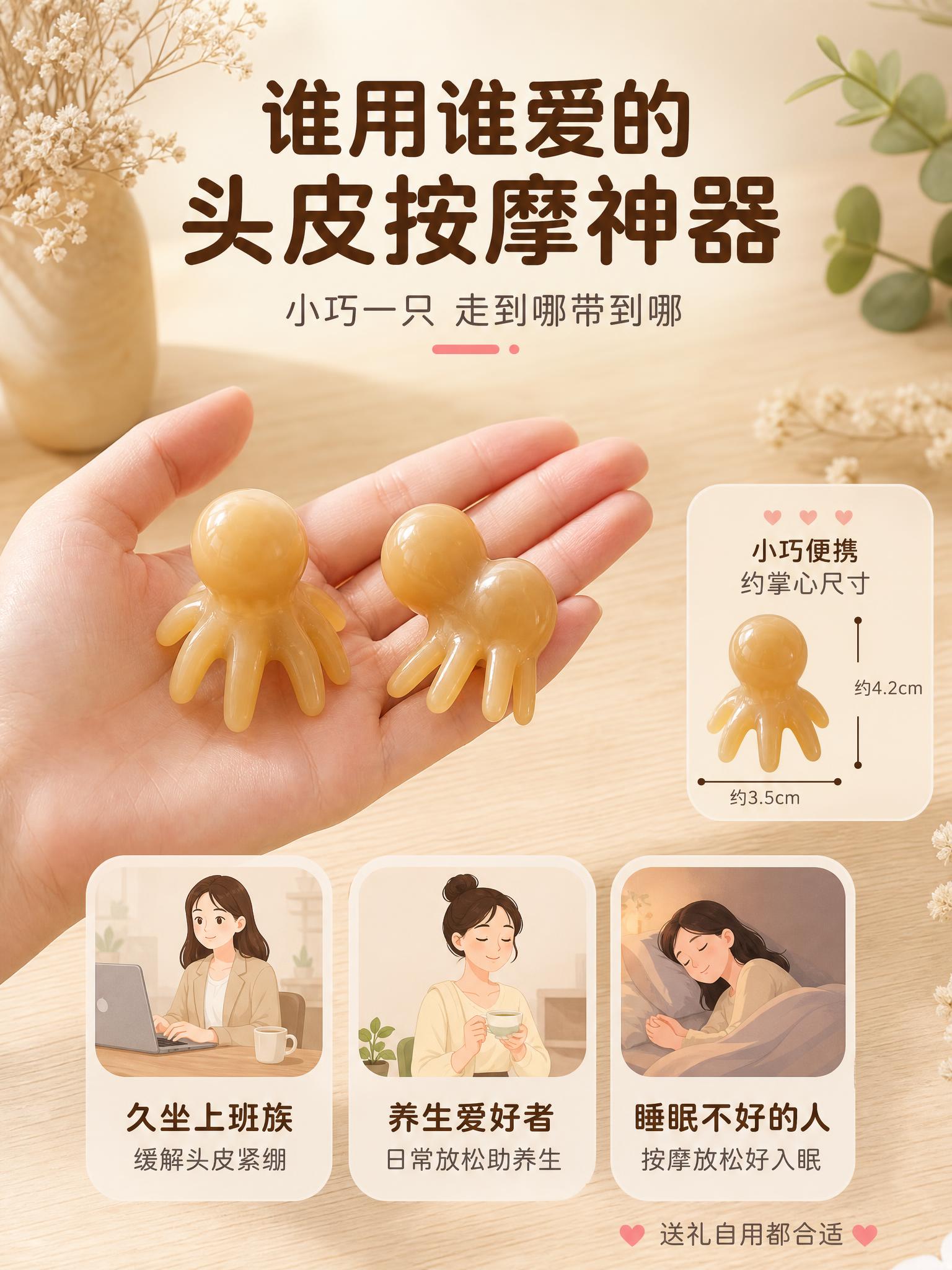 [主图-5] 规格与人群适配图，主题：养生党人手一个的放松神器… - 图片创意预览