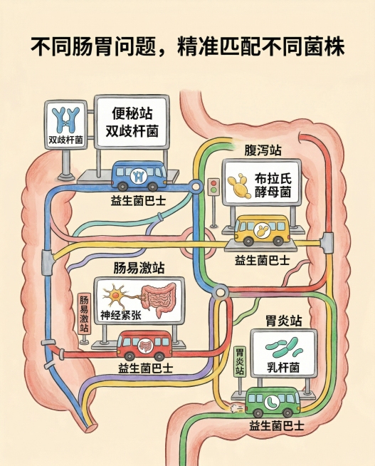 在保留原有画面布局、风格和元素不变的基础上，将图中所有英文翻译替换为恰当的中文：
1. 顶部大标题 "PRECISELY MATCH DIFFERENT STRAINS TO DIFFERENT GU预览效果