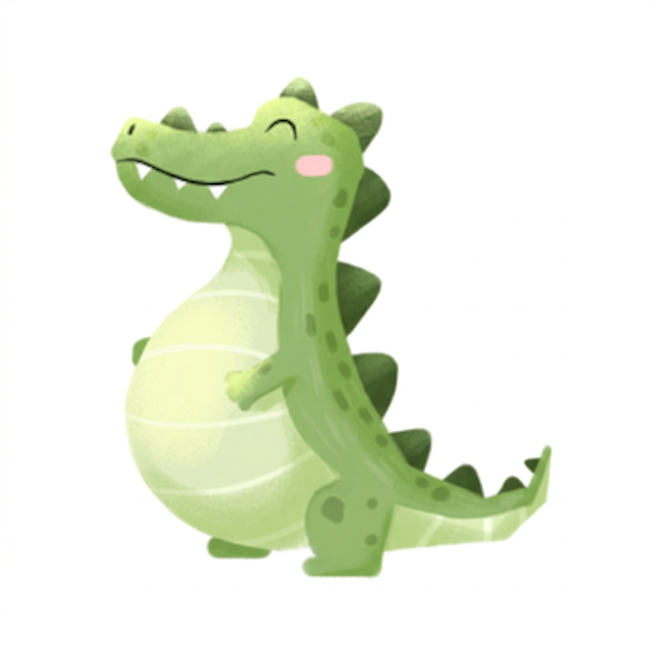 鳄鱼肚子变大预览效果