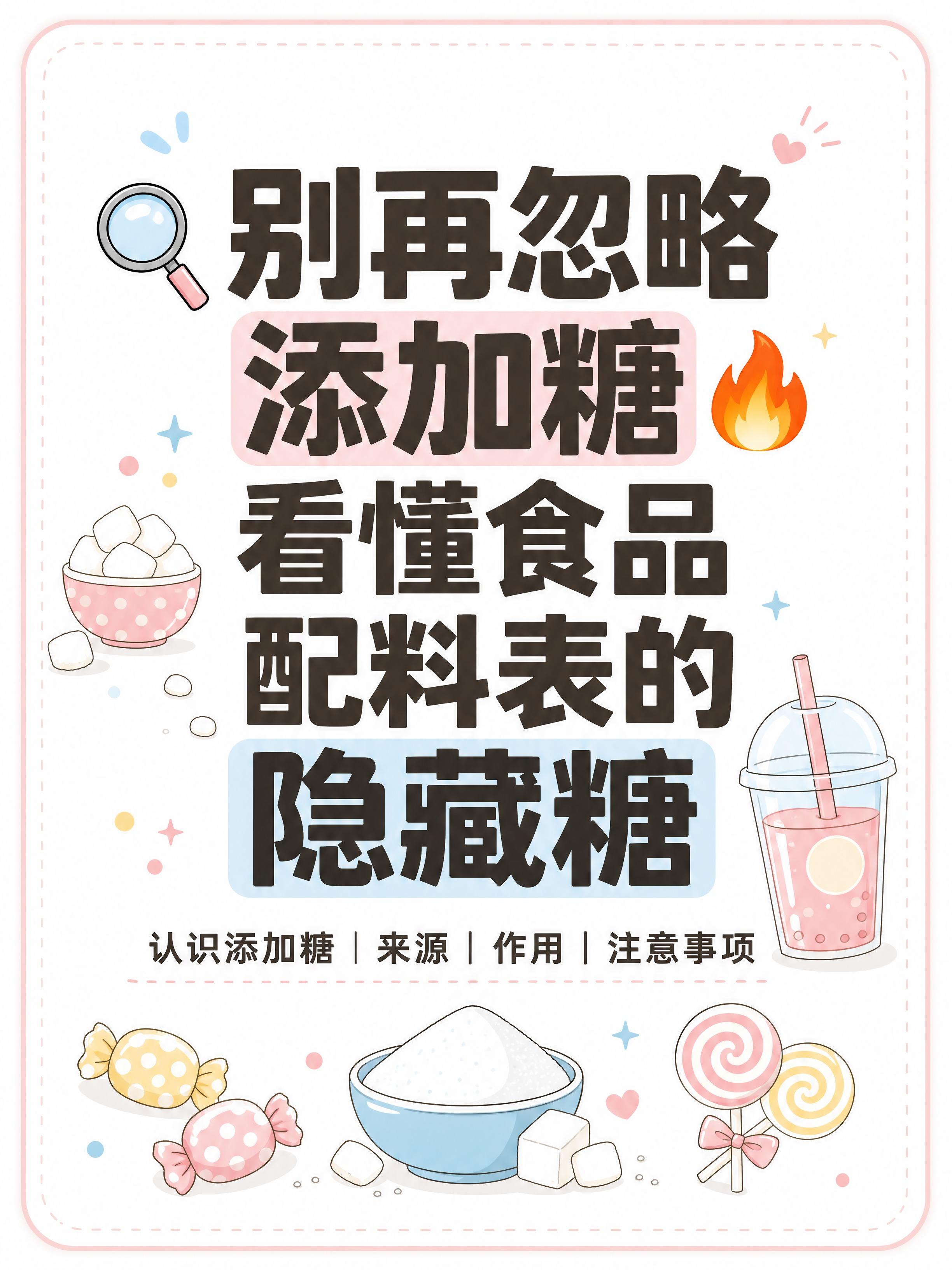 小红书笔记大字封面，插图大字，ins清新简约扁平科普插画风格，… - 图片创意预览