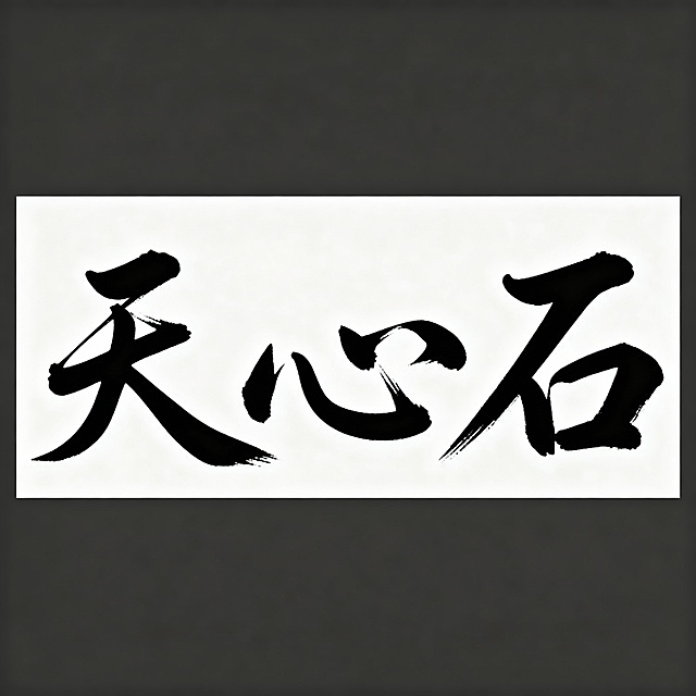 天心石  这三个字出一个手写体 适合商标注册