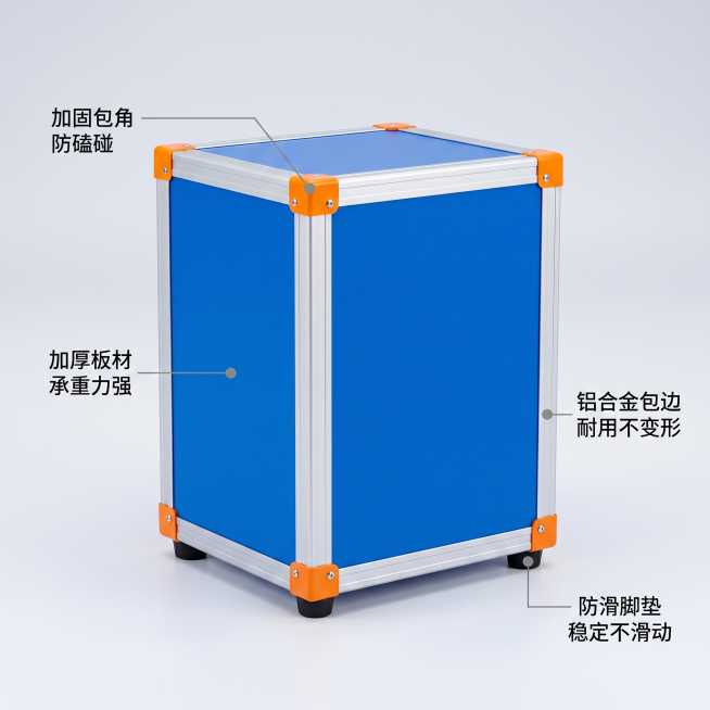 [主图 2] 音乐凳核心结构亮点图。[氛围风格] 清晰专业产品解析风；[画质] 商业摄影质感、光线柔和通透、产品清晰真实、画面干净高级。[元素] 单只音乐凳居中展示，用细引线标注出各个核心优势部位：圆预览效果