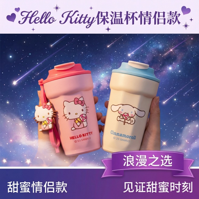 我的产品是保温杯 帮我做20张拼多多主图预览效果