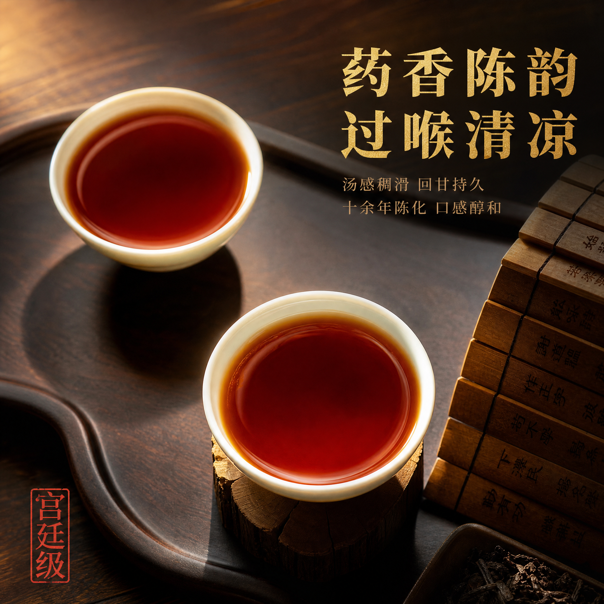[主图-3] 故宫宝聿堂 2013宫廷普洱 熟茶 100克 细… - 图片创意预览